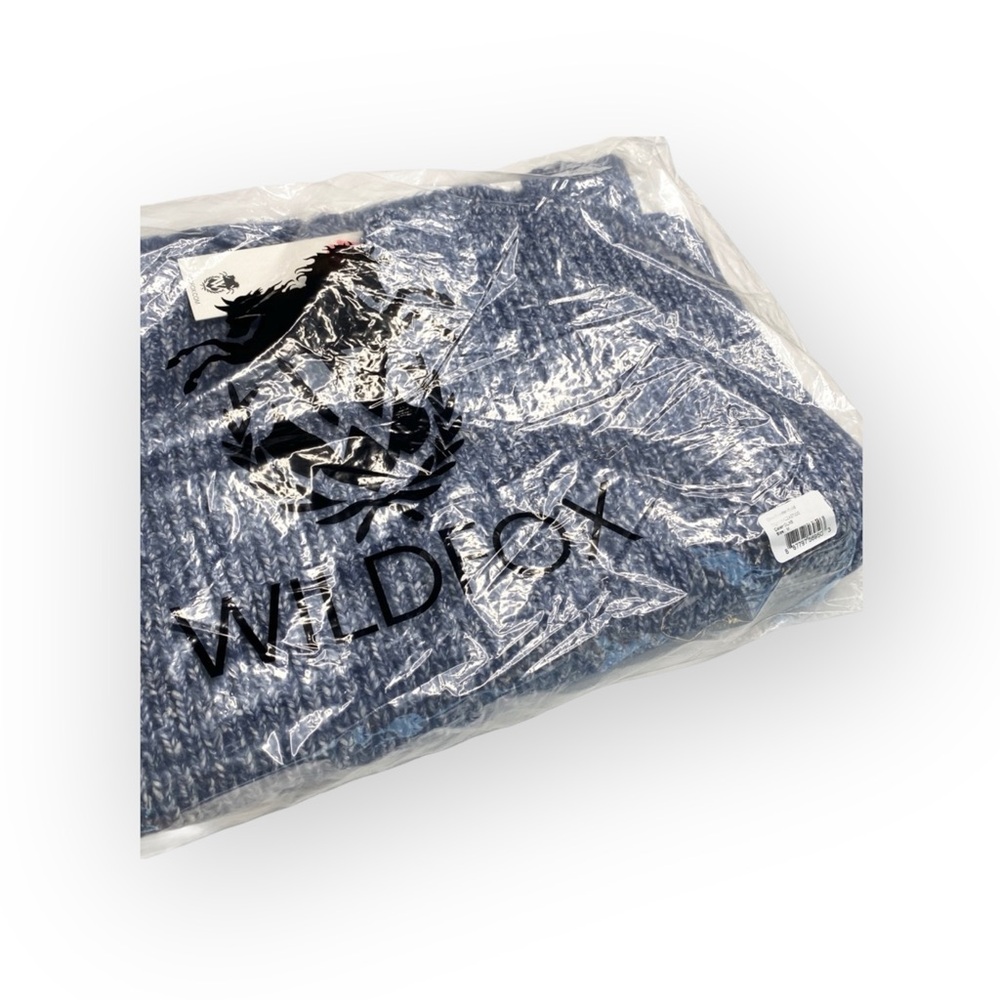 new Wildfox ❤︎ Drew Reversible Cozy Chunky Knit Sweater ❤︎ Galaxy Blue ❤︎ Medium - Picture 6 of 16